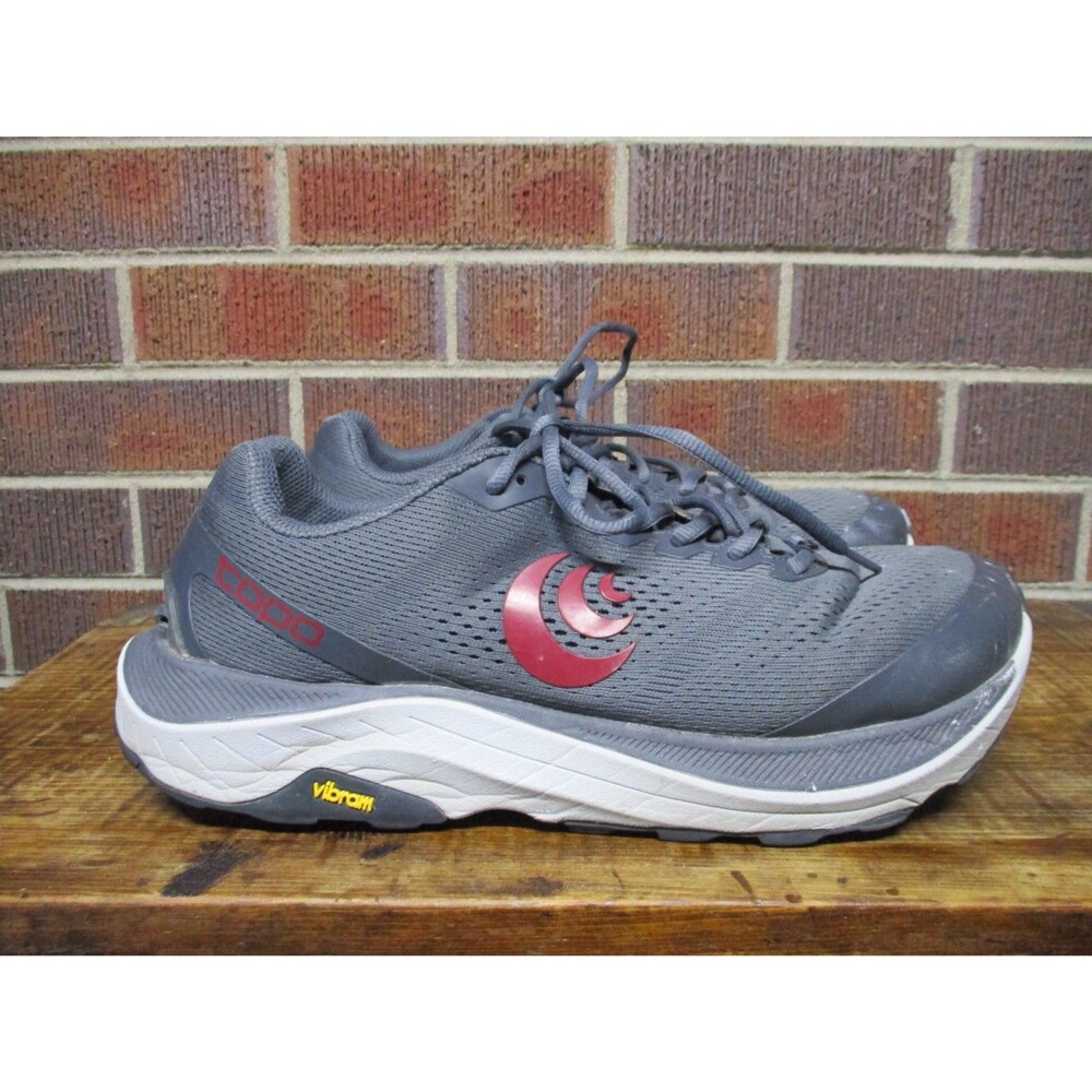 Topo Athletic Mens Ultraventure 3 Gray 5MM Drop Running Sneakers Shoes Size 11